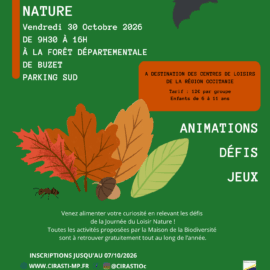Journée du Loisir Nature 2026 Journée du Loisir Nature 2026